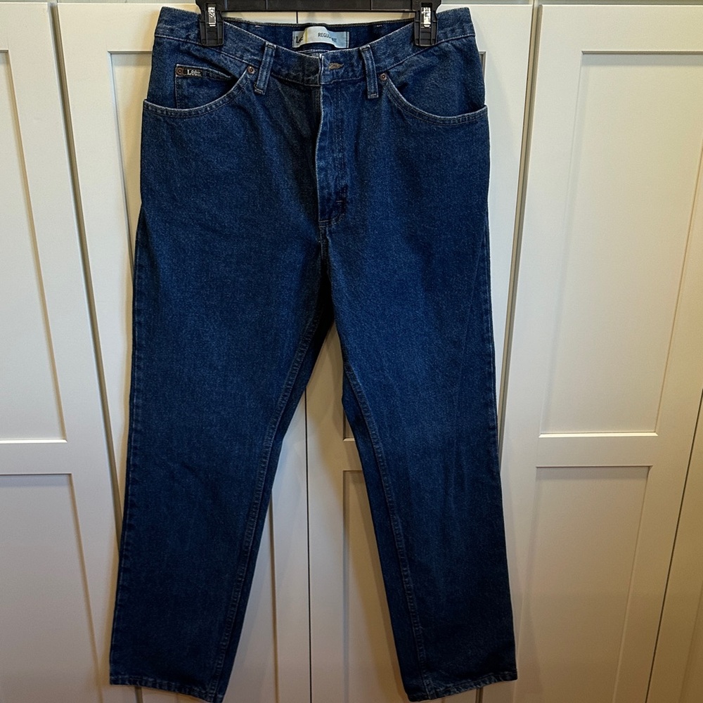 Lee Dark Blue Regular Fit Men's Jeans